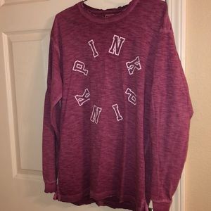Vs pink long sleeve shirt